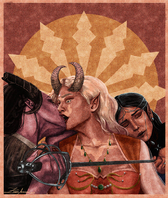 The Kiss, 2024, digital, commissioned