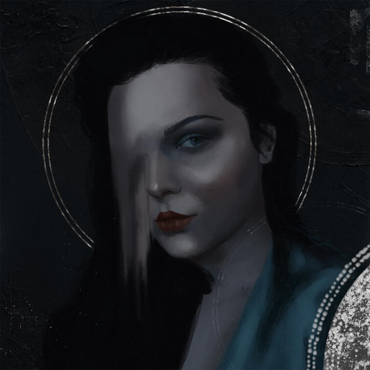 Self-portrait: Autumnus, 2025, digital