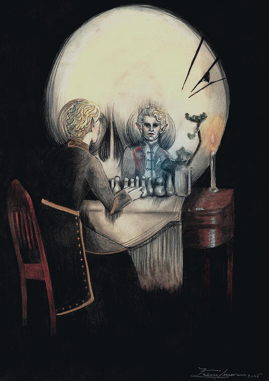 All Is Vanity, 2025, mixed media, for Hag's Lair Zine