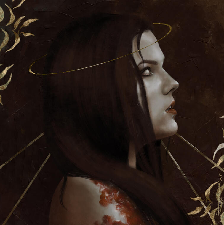 Self-portrait: Aestas, 2025, digital