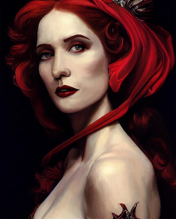 The Goddess of Chaos, 2022, digital